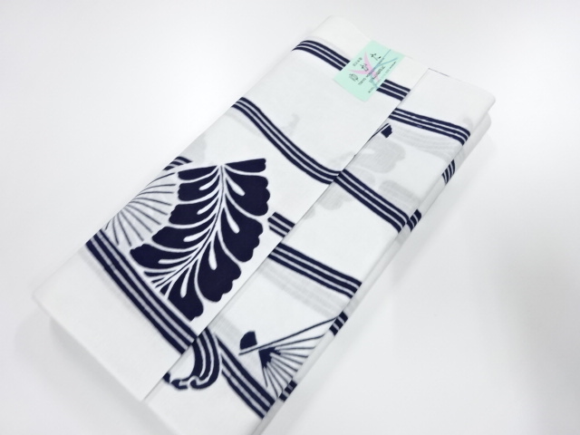 JAPANESE KIMONO / ANTIQUE BOLT FOR YUKATA / COTTON